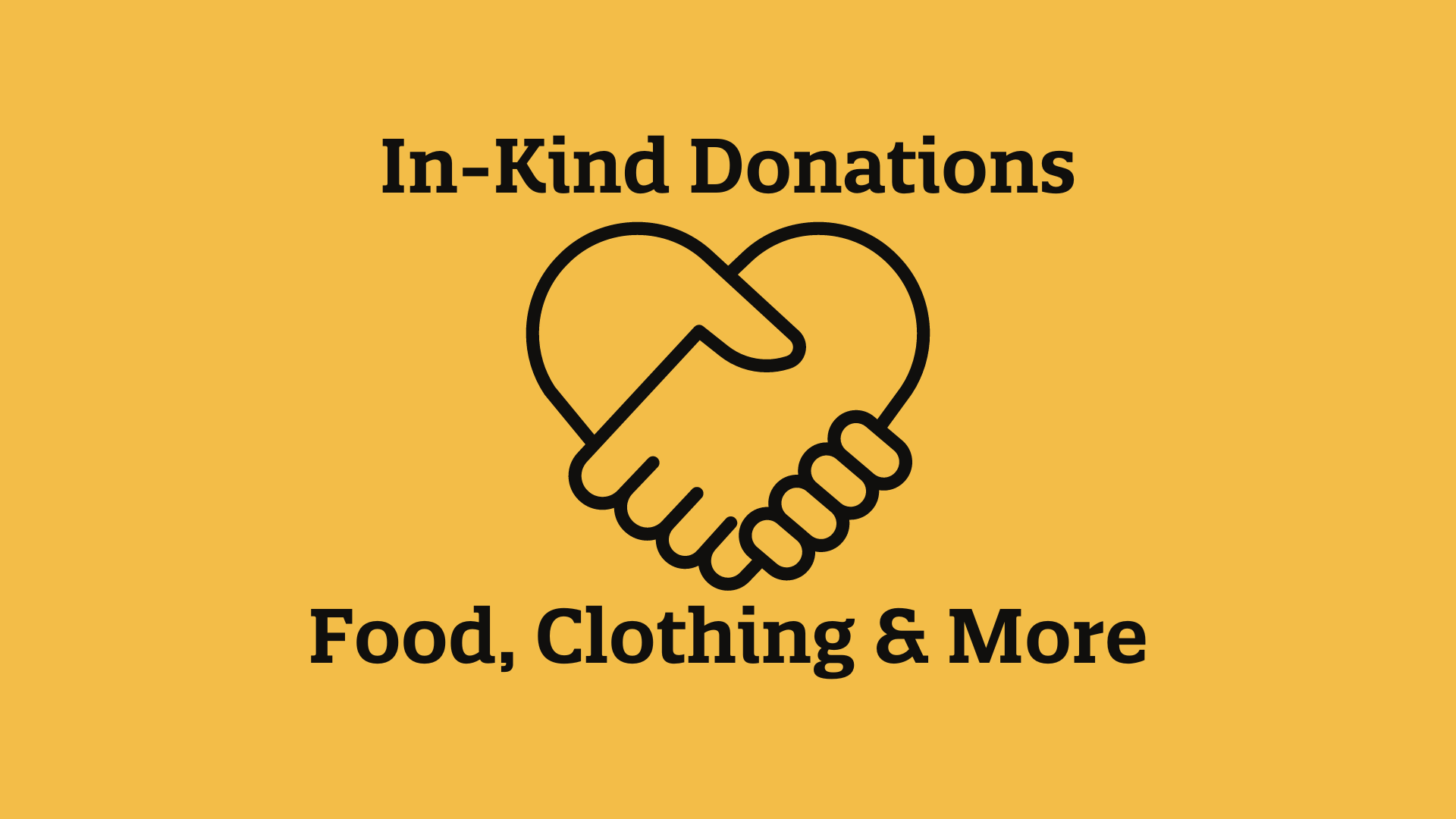 In-Kind Donations