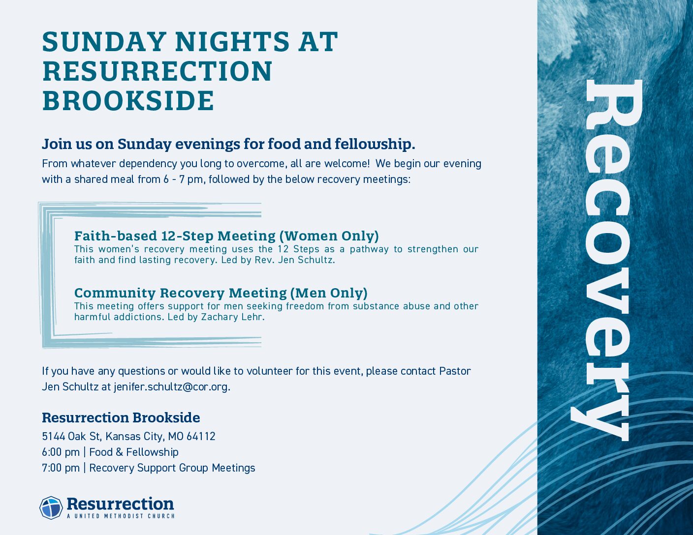 Sunday Res BKS Recovery Flyer