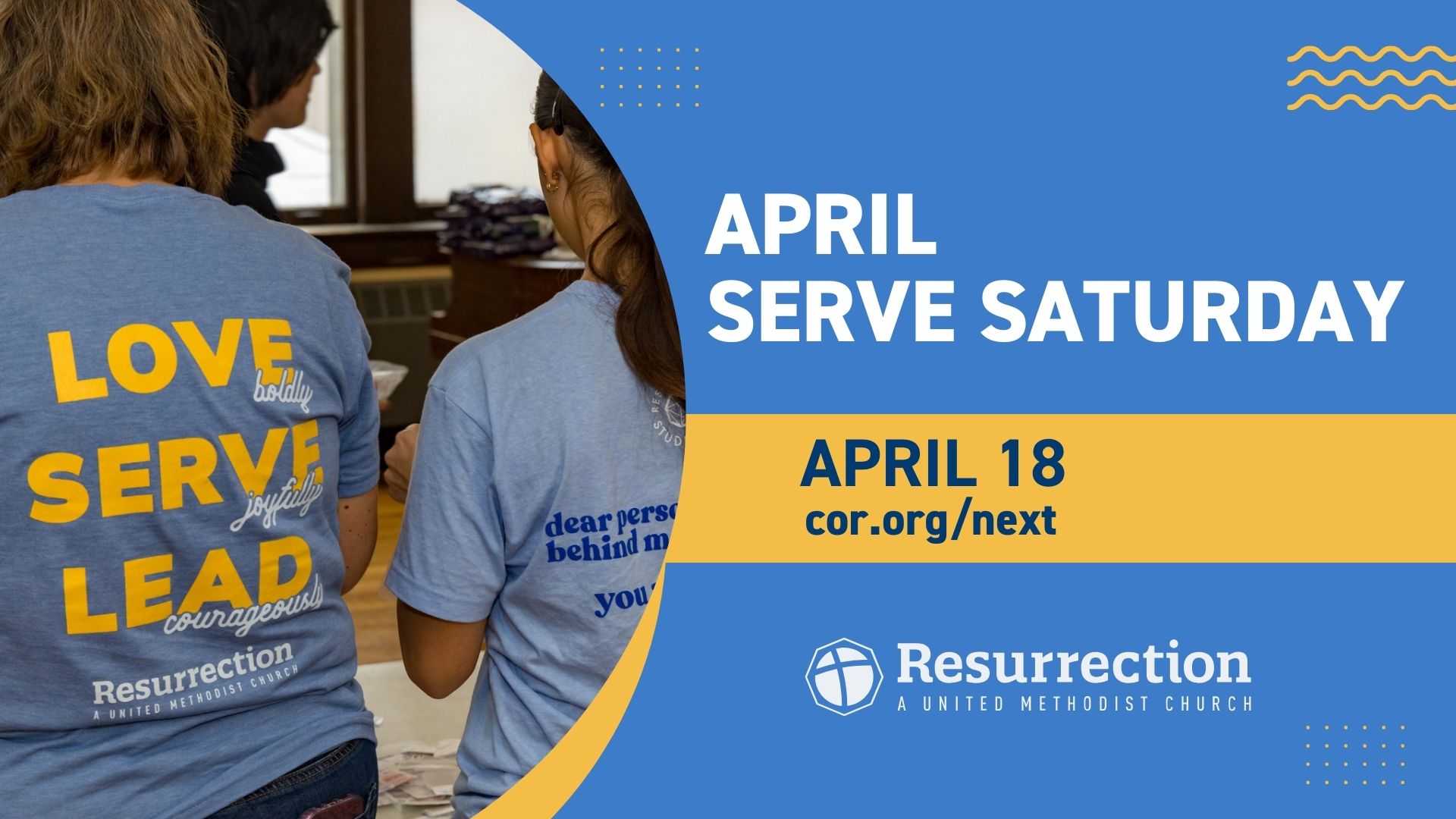 April Serve Saturday