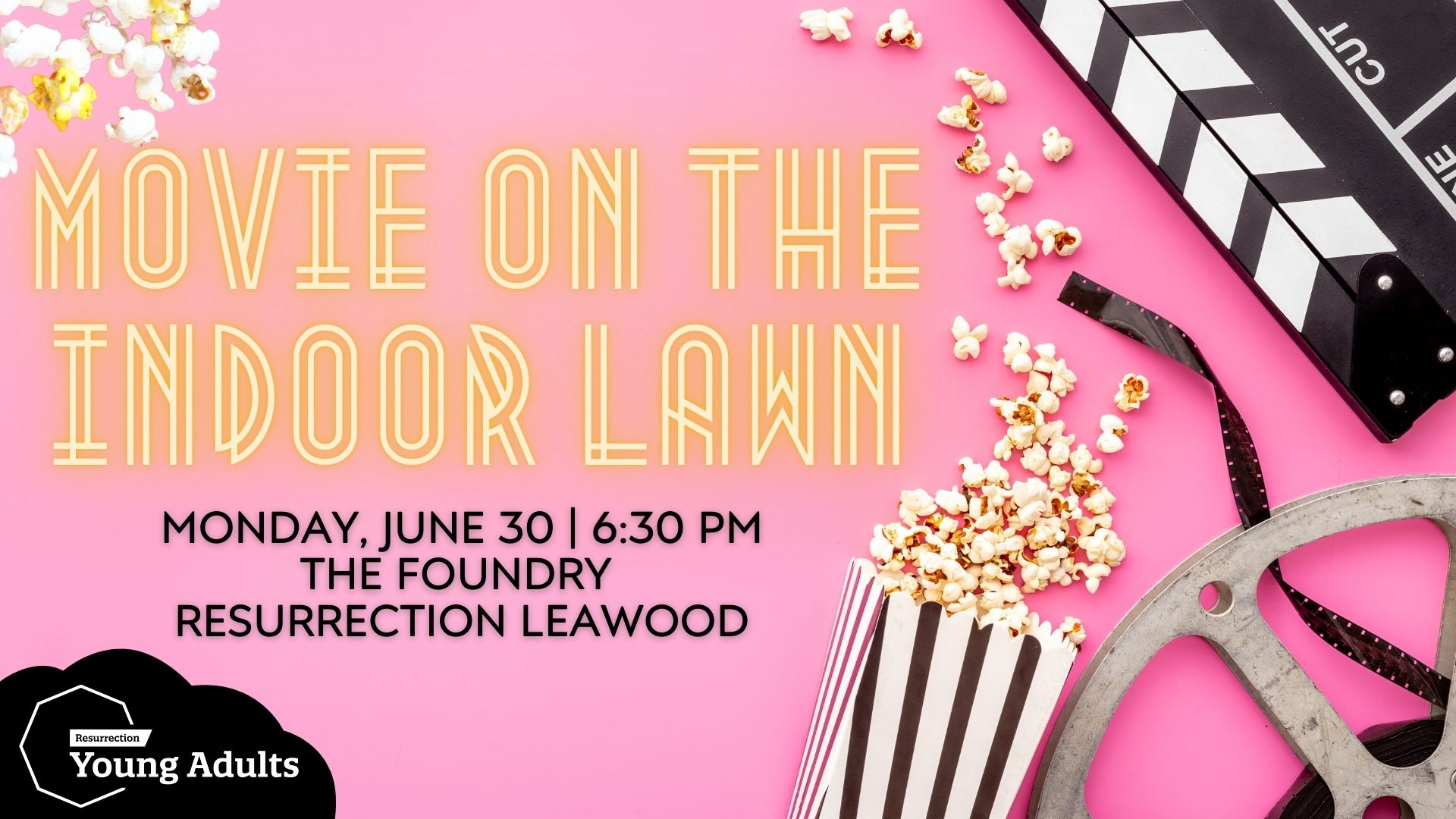 Movie on the (inside) Lawn