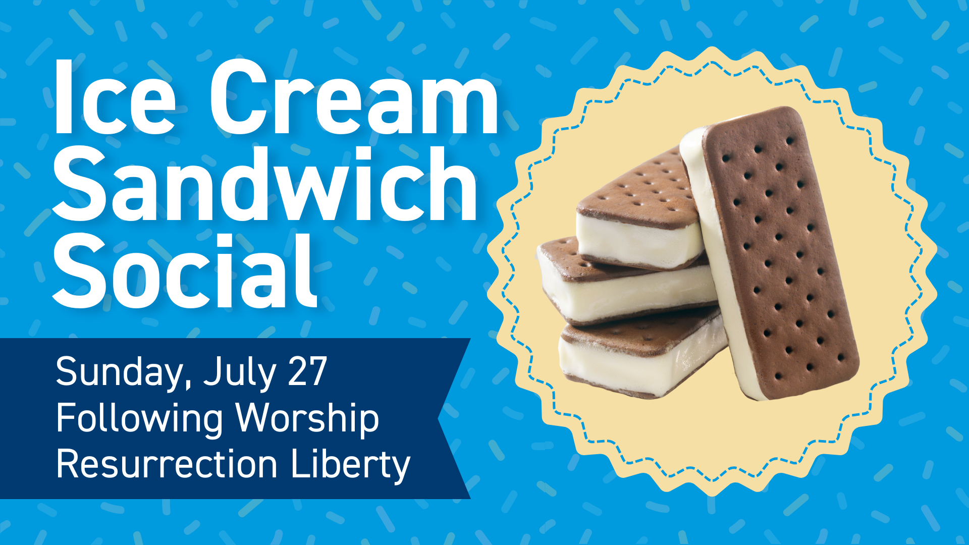 Ice Cream Sandwich Social