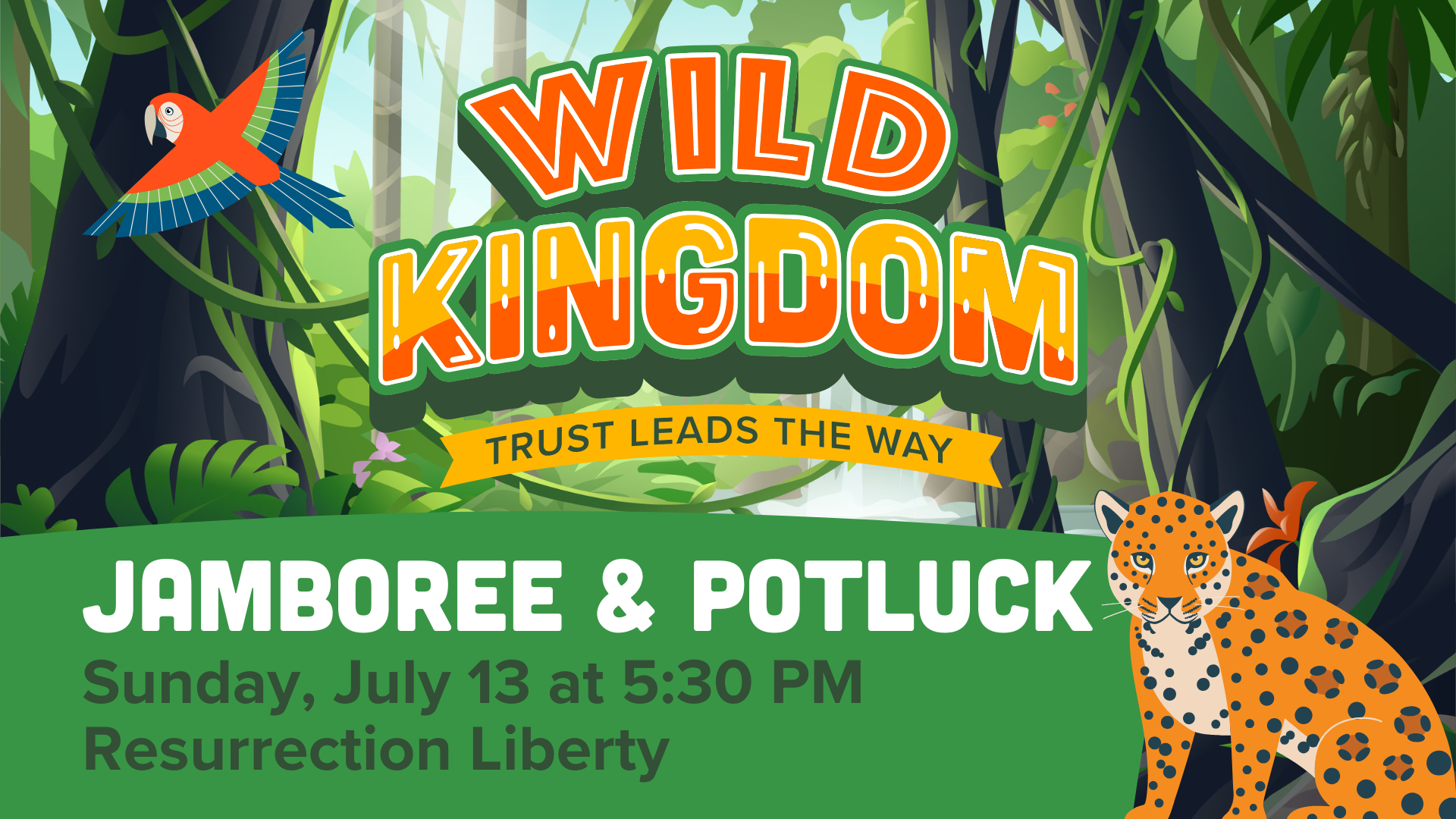07.13.25 Wild Kingdom Jamboree Potluck