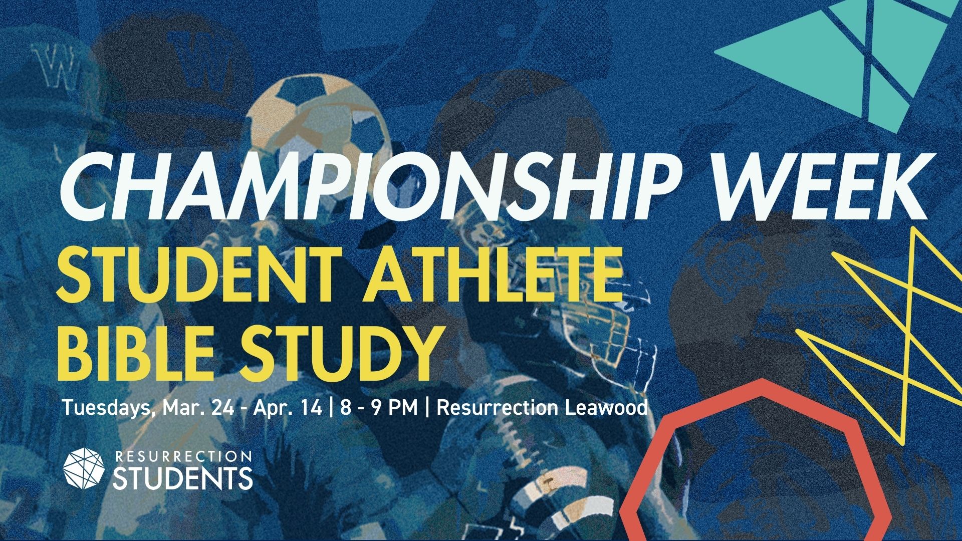 Championship Week Student Athlete Bible Study - 1920x1080